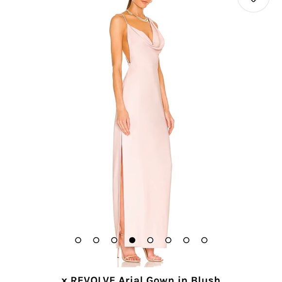Revolve Arial Gown Blush size Small bridesmaid pink dress - Picture 2 of 5